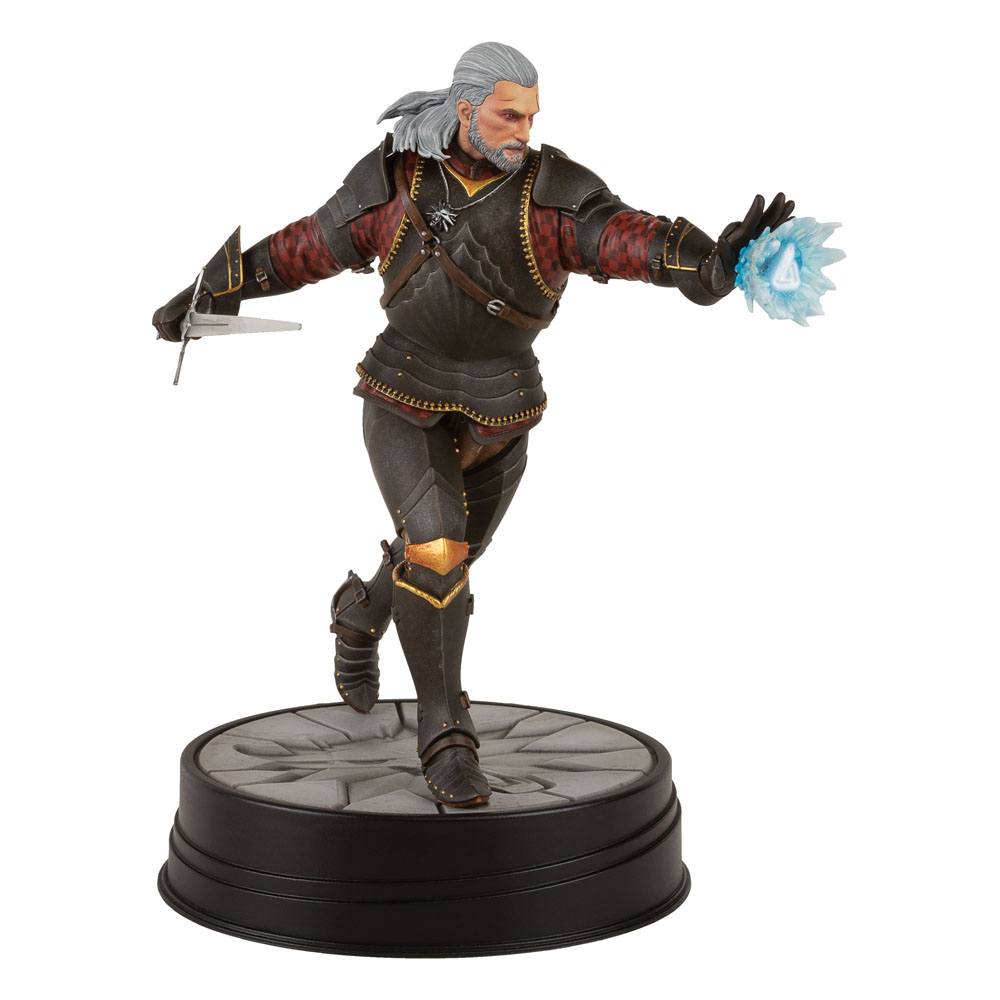 Witcher 3 Wild Hunt PVC Statue Geralt Toussaint Tourney Armor 20 cm 0761568009972