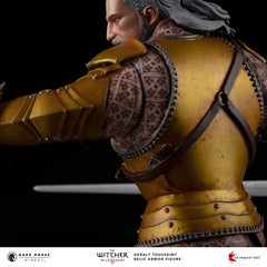 The Witcher 3 PVC Statue Geralt Toussaint Relic Armor 20 cm 0761568010473