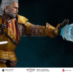 The Witcher 3 PVC Statue Geralt Toussaint Relic Armor 20 cm 0761568010473