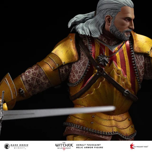 The Witcher 3 PVC Statue Geralt Toussaint Relic Armor 20 cm 0761568010473