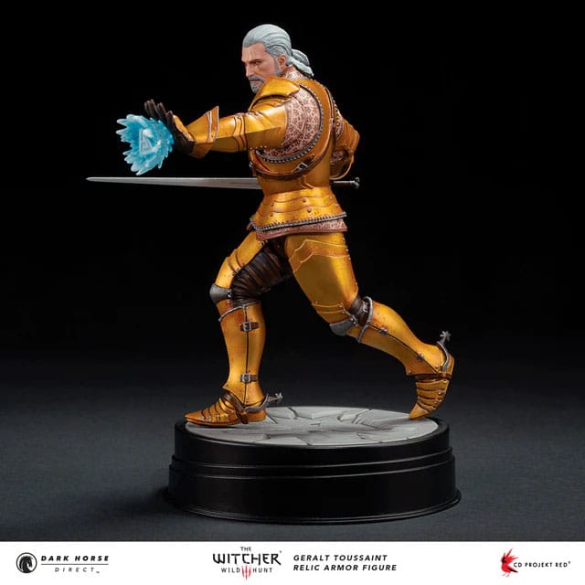 The Witcher 3 PVC Statue Geralt Toussaint Relic Armor 20 cm 0761568010473