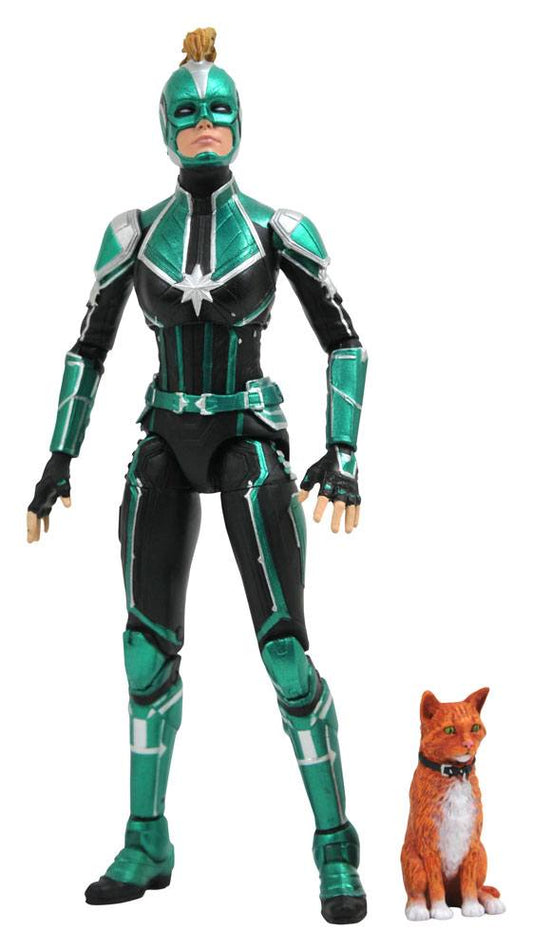 Captain Marvel Marvel Select Action Figure Captain Marvel Starforce Uniform 18 cm 0699788833636