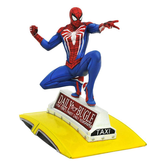 Spider-Man 2018 Marvel Video Game Gallery PVC Statue Spider-Man on Taxi 23 cm 0699788843338