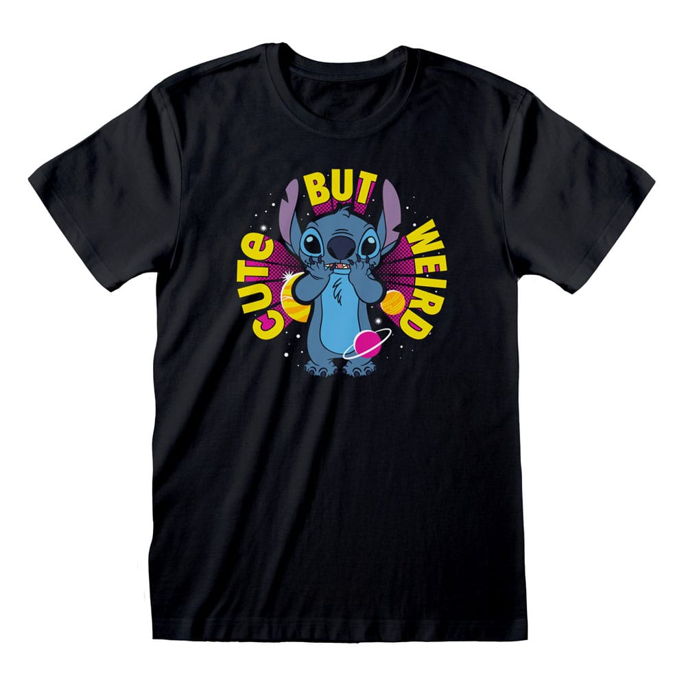 Lilo & Stitch T-Shirt Cute But Weird Size M 5056688581367