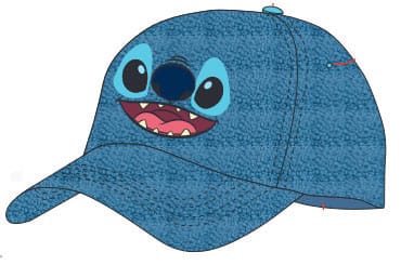 Lilo & Stitch Curved Bill Cap Stitch´s Face 5056688575366