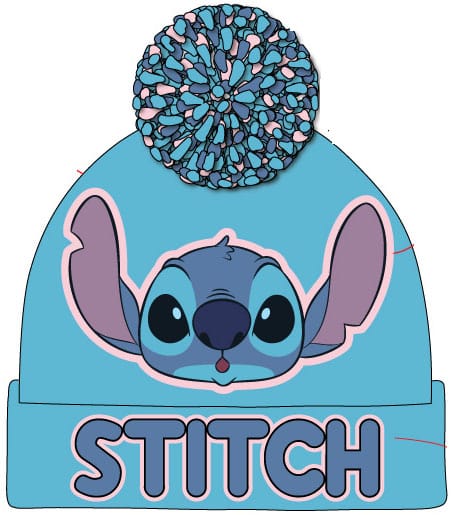 Lilo & Stitch Pom-Pom Beanie Light Blue 5056688575373