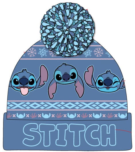 Lilo & Stitch Pom-Pom Beanie Dark Blue 5056688575380