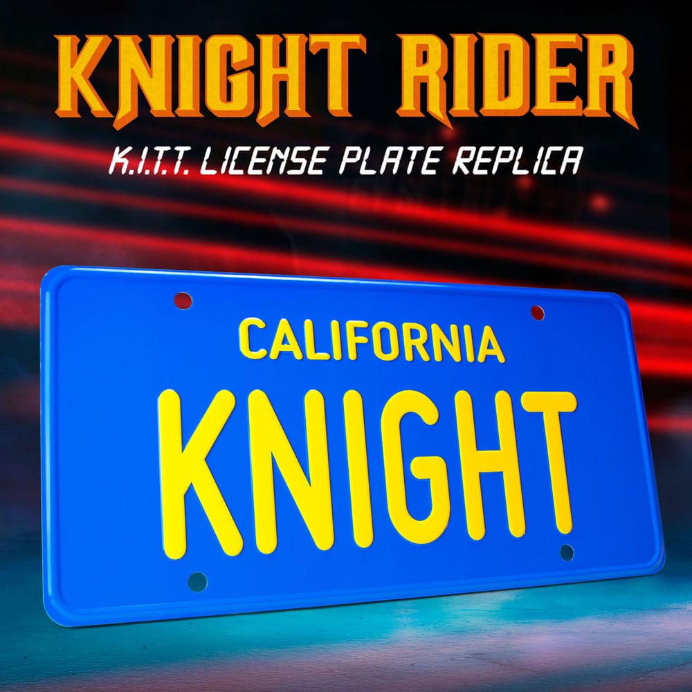 Knight Rider License plate 8437017951728