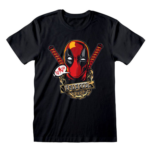 Marvel T-Shirt Deadpool Gangsta Size L 5056688526139