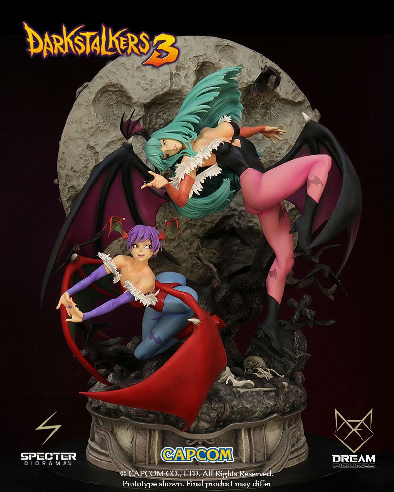 Darkstalkers 3 Specter Diorama 1/6 Morrigan & Lilith 47 cm 8437024966050