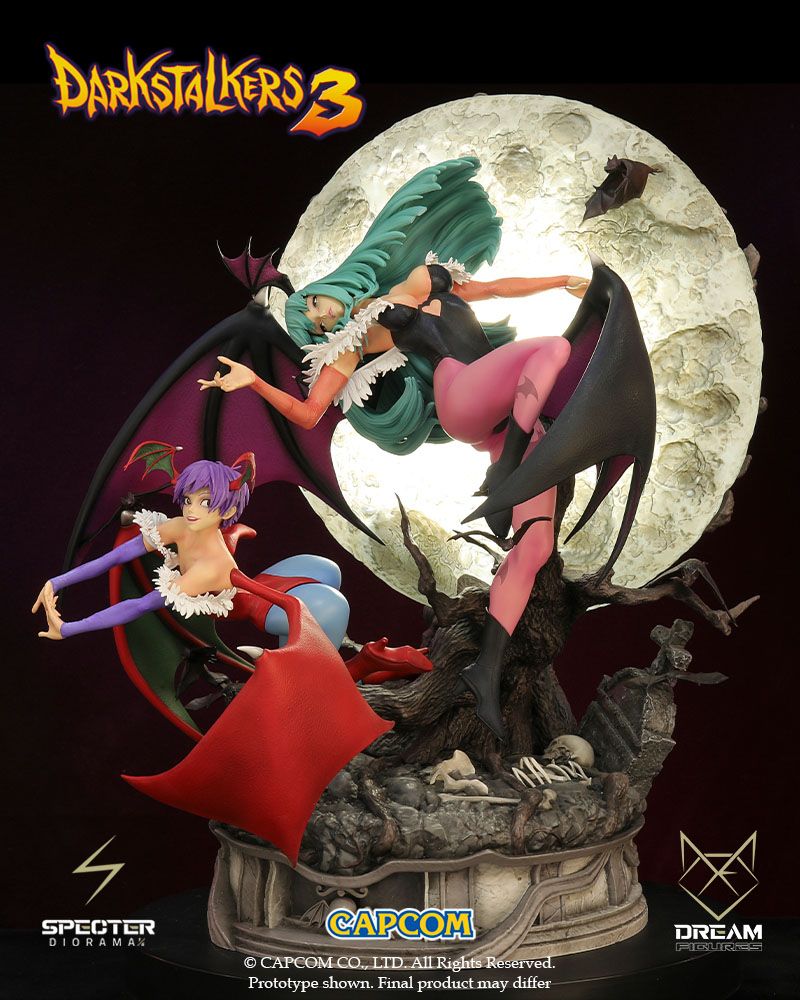 Darkstalkers 3 Specter Diorama 1/6 Morrigan & Lilith 47 cm 8437024966050