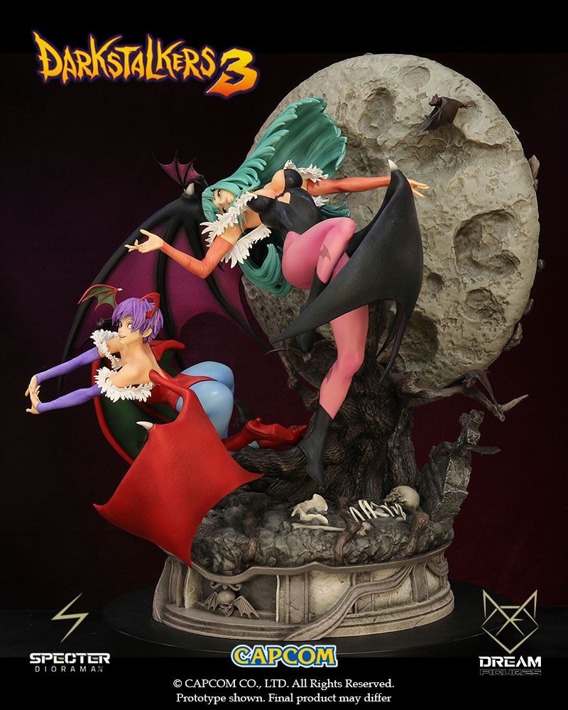 Darkstalkers 3 Specter Diorama 1/6 Morrigan & Lilith 47 cm 8437024966050