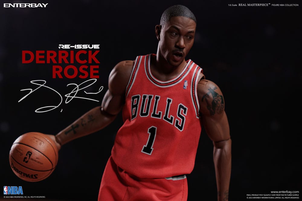 NBA Collection Real Masterpiece Action Figure 1/6 Derrick Rose Limited Retro Edition 30 cm 4897020281023