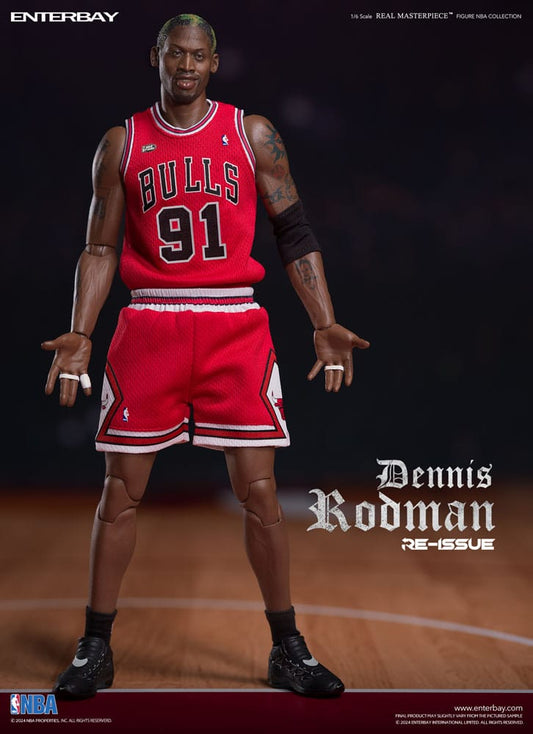 NBA Collection Real Masterpiece Actionfigur 1/6 Dennis Rodman Limited Retro Editon 33 cm 4897020280002