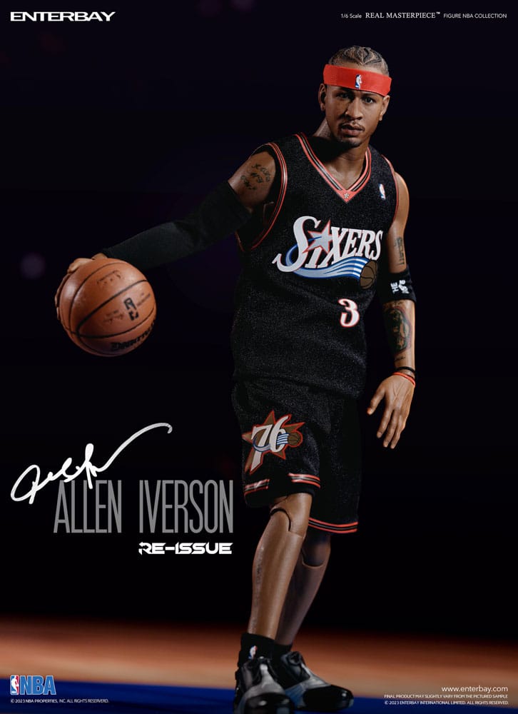 NBA Collection Real Masterpiece Actionfigur 1/6 Allen Iverson Limited Retro Edition 30 cm 4897020280019