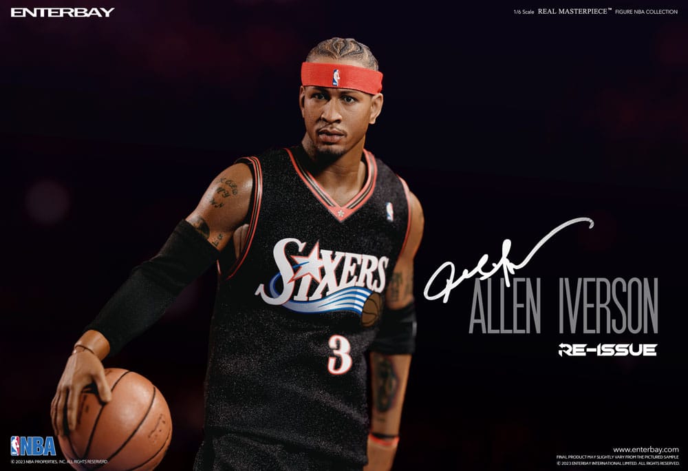 NBA Collection Real Masterpiece Actionfigur 1/6 Allen Iverson Limited Retro Edition 30 cm 4897020280019