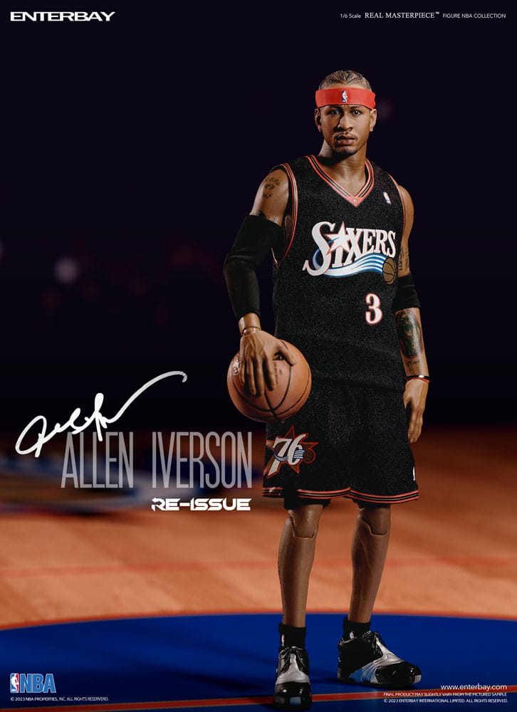 NBA Collection Real Masterpiece Actionfigur 1/6 Allen Iverson Limited Retro Edition 30 cm 4897020280019