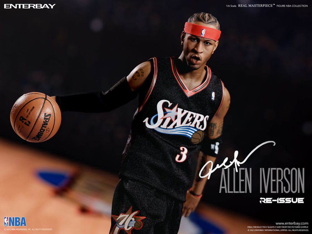 NBA Collection Real Masterpiece Actionfigur 1/6 Allen Iverson Limited Retro Edition 30 cm 4897020280019