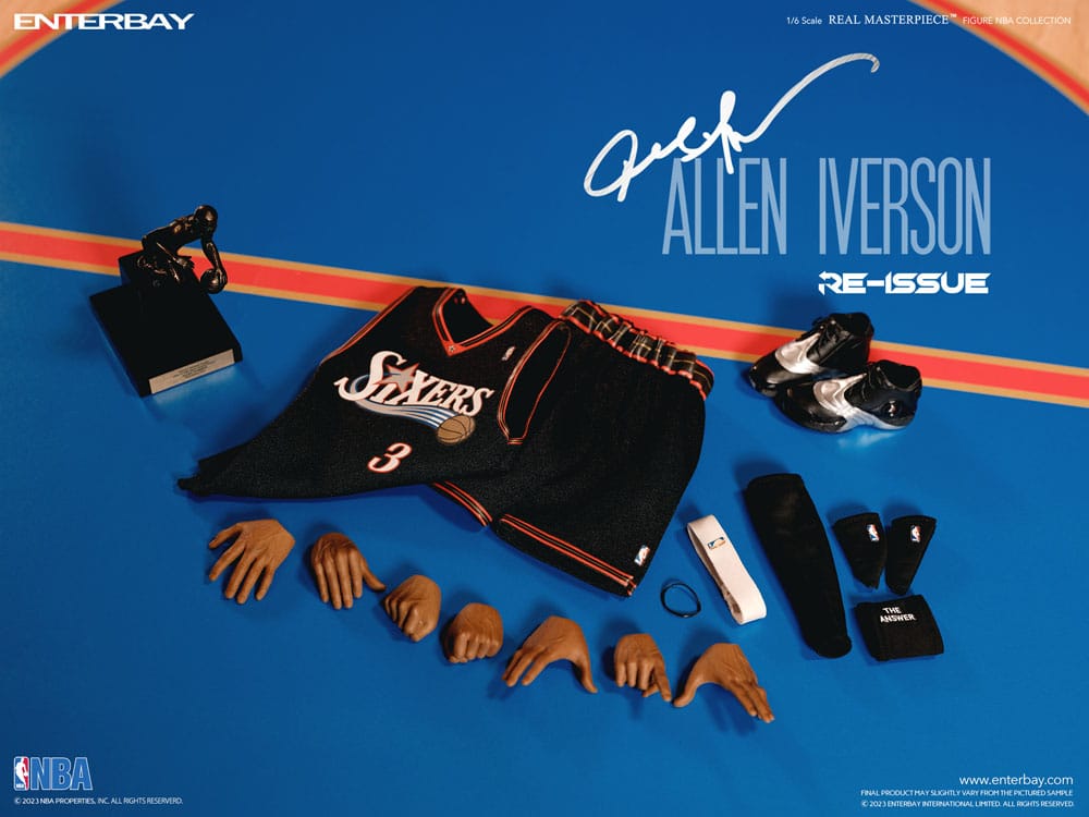 NBA Collection Real Masterpiece Actionfigur 1/6 Allen Iverson Limited Retro Edition 30 cm 4897020280019