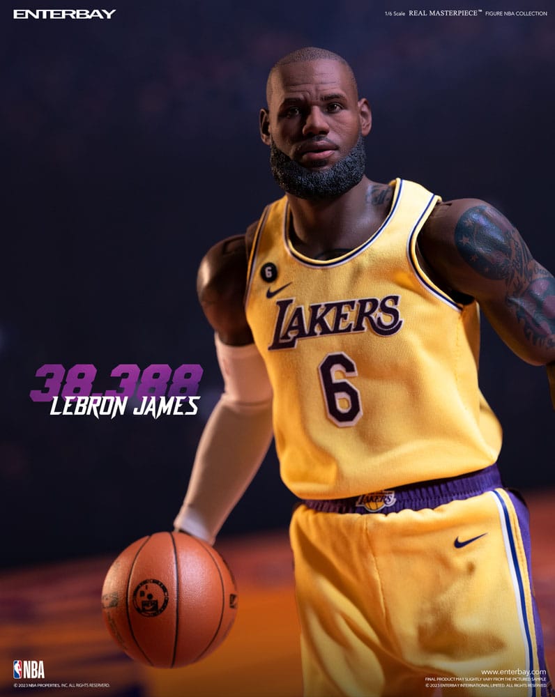 NBA Collection Real Masterpiece Action Figure 1/6 Lebron James Special Edition 30 cm 4897020210771