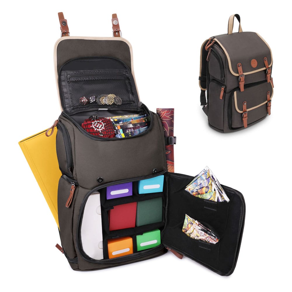 Enhance TCG Series Trading Card Backpack Designer Edition Grey 0637836622603