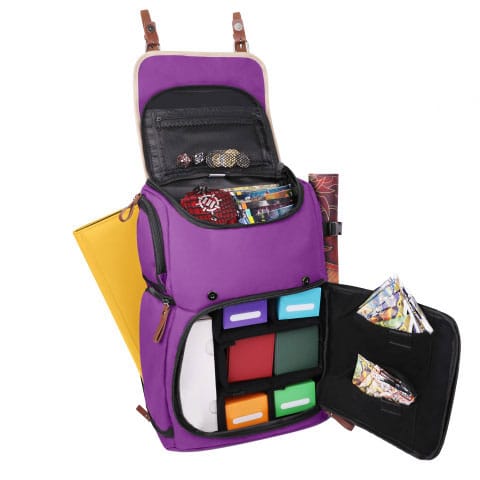 Enhance TCG Series Trading Card Backpack Designer Edition Purple Full-size 0637836624393