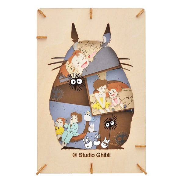 My Neighbor Totoro Paper Model Kit Paper Theater Wood Style Silhouette Big Totoro 4970381503680