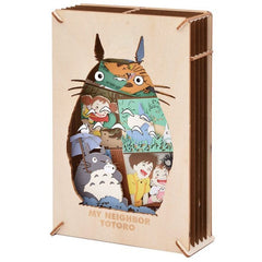 My Neighbor Totoro Paper Model Kit Paper Theater Wood Style Silhouette Big Totoro 4970381503680