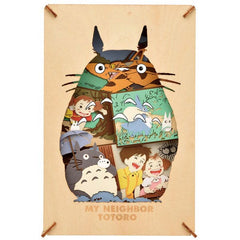 My Neighbor Totoro Paper Model Kit Paper Theater Wood Style Silhouette Big Totoro 4970381503680