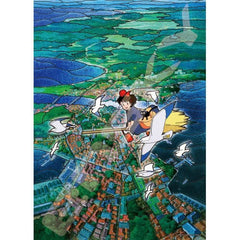 Kiki's Delivery Service Jigsaw Puzzle Stained Glass Koriko City's Sky (500 pieces) 4970381508456