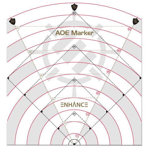 Enhance RPG Series 30ft Spell AoE Damage Template 0637836622122