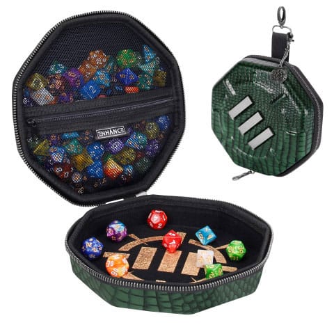 Enhance Tabletop Collector's Edition Dice Case Green 0637836621262