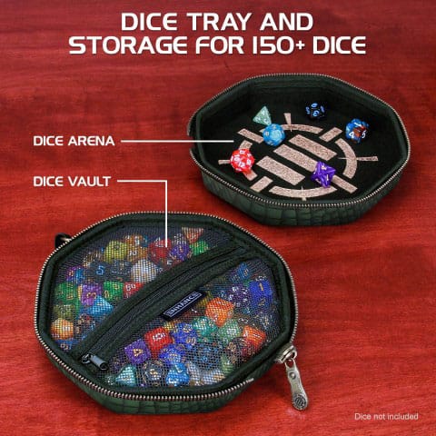 Enhance Tabletop Collector's Edition Dice Case Green 0637836621262