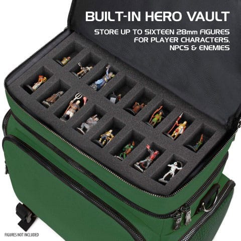 Enhance Tabletop Series Collectors Edition Adventurer's Travel Bag Green 0637836617227