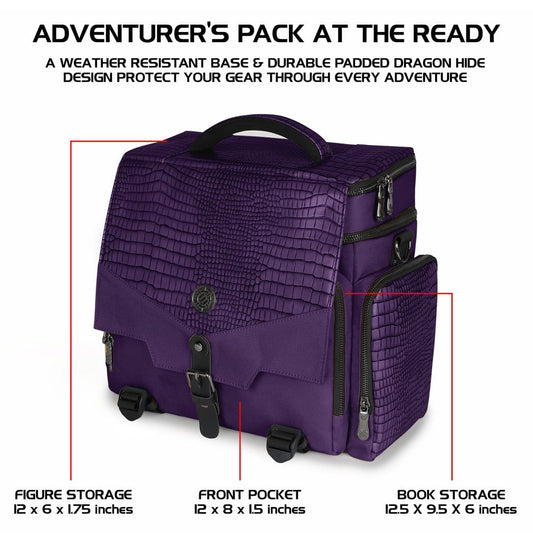 Enhance Tabletop Series Collectors Edition Adventurer's Travel Bag Purple 0637836619764