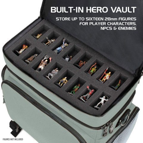 Enhance Tabletop Series Collectors Edition Adventurer's Travel Bag Silver 0637836617258