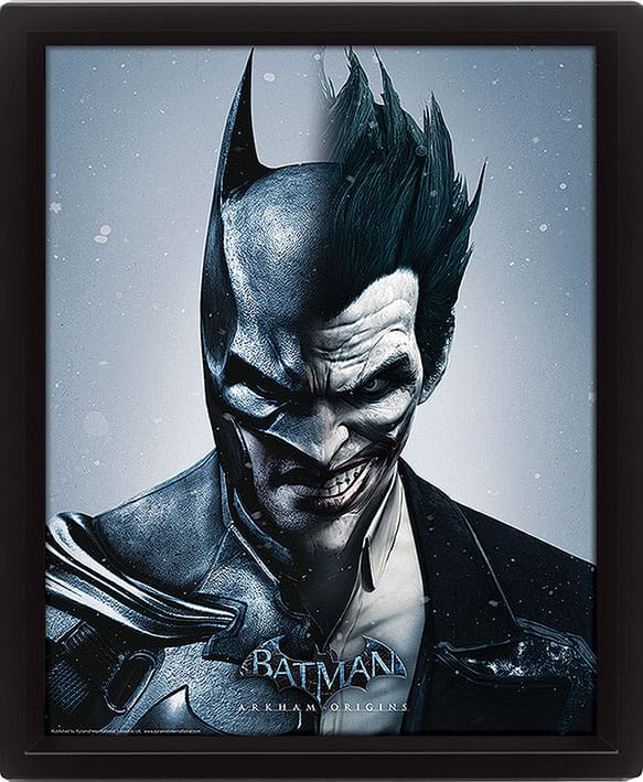 Batman Arkham Origins Framed 3D Effect Poster Pack Batman vs. Joker 26 x 20 cm (3) 5050293166520