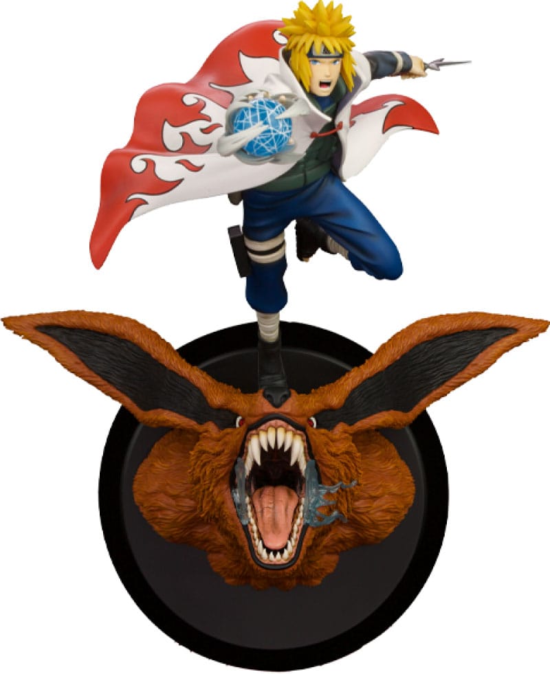 Naruto Shippuden PVC Statue 1/8 Minato Namikaze Vs Nine Tailed Fox 41 cm 0850043787044