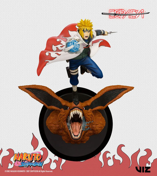 Naruto Shippuden PVC Statue 1/8 Minato Namikaze Vs Nine Tailed Fox 41 cm 0850043787044