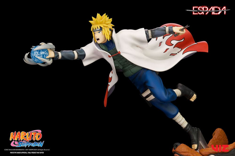 Naruto Shippuden PVC Statue 1/8 Minato Namikaze Vs Nine Tailed Fox 41 cm 0850043787044