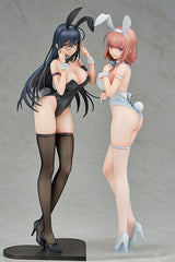 Ikomochi Original Character Statues 1/6 Black Bunny Aoi & White Bunny Natsume 30 - 31 cm 4580416924863