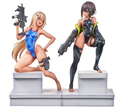 Arms Note Statue 1/7 Swim Team Bucho-chan and Kohai-chan 22 cm 4580416926911