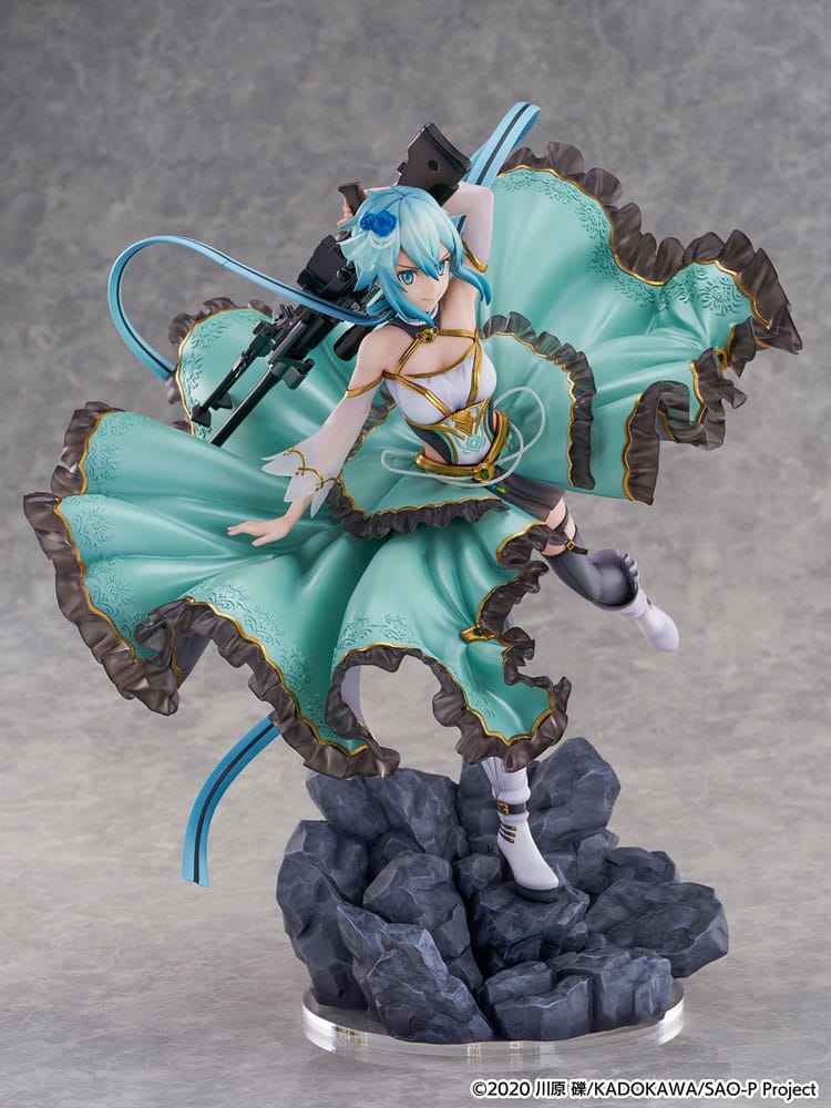 Sword Art Online SHIBUYA SCRAMBLE FIGURE PVC Statue 1/7 Sinon Crystal Dress Ver. 29 cm 4582534347326