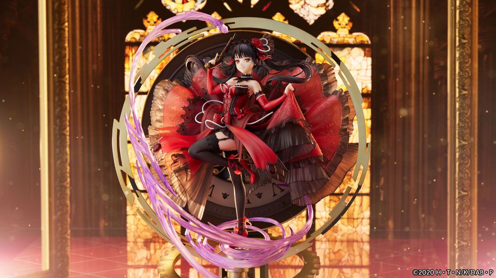 Date A Bullet PVC Statue 1/7 Kurumi Tokisaki: Pigeon Blood Ruby Dress Ver. 33 cm 4580769940077