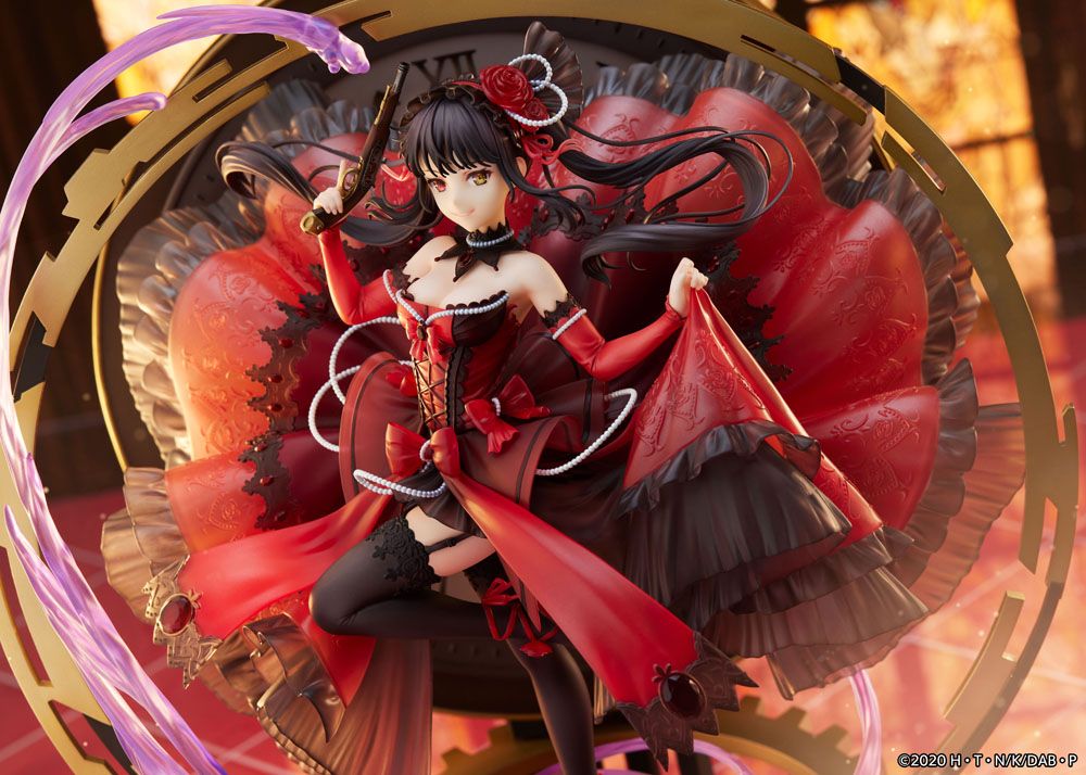 Date A Bullet PVC Statue 1/7 Kurumi Tokisaki: Pigeon Blood Ruby Dress Ver. 33 cm 4580769940077