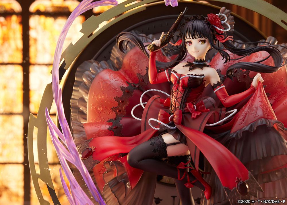 Date A Bullet PVC Statue 1/7 Kurumi Tokisaki: Pigeon Blood Ruby Dress Ver. 33 cm 4580769940077