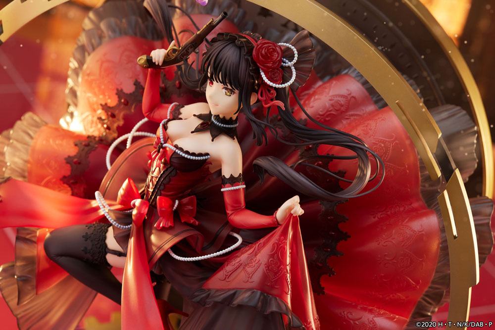 Date A Bullet PVC Statue 1/7 Kurumi Tokisaki: Pigeon Blood Ruby Dress Ver. 33 cm 4580769940077