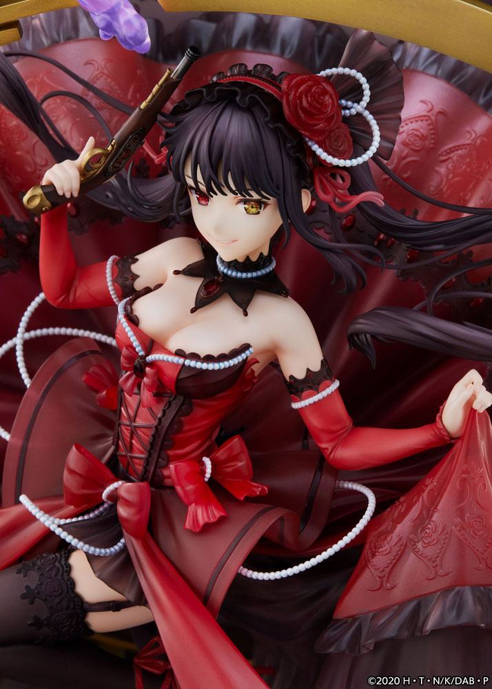 Date A Bullet PVC Statue 1/7 Kurumi Tokisaki: Pigeon Blood Ruby Dress Ver. 33 cm 4580769940077