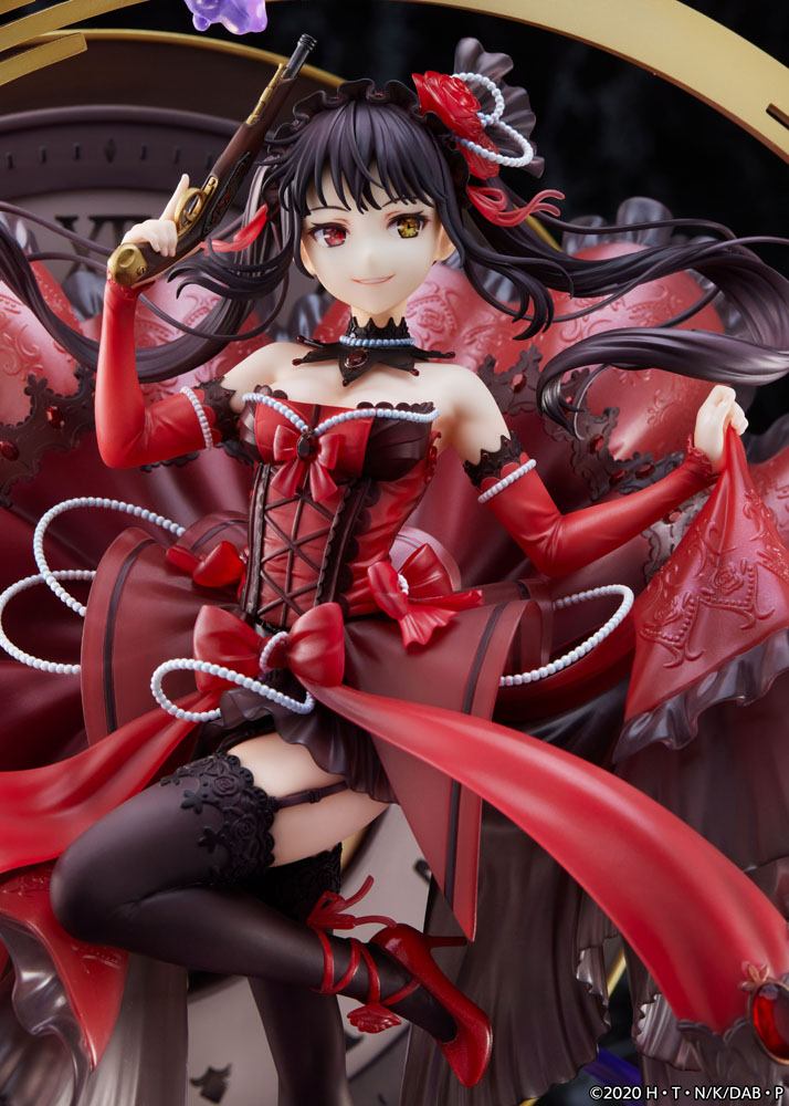 Date A Bullet PVC Statue 1/7 Kurumi Tokisaki: Pigeon Blood Ruby Dress Ver. 33 cm 4580769940077