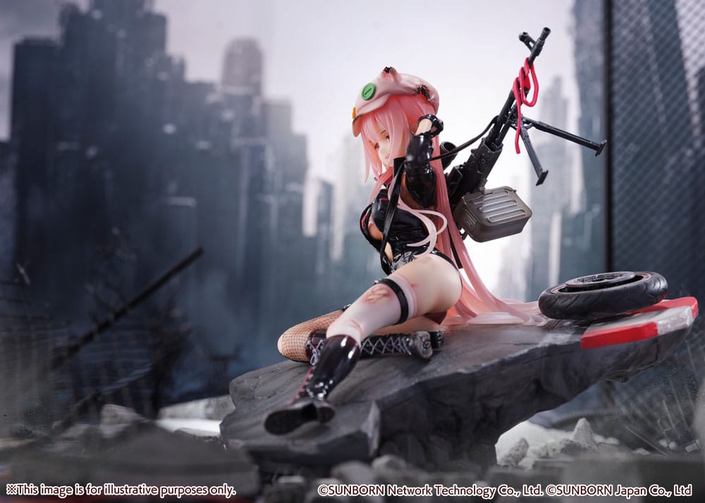 Girls' Frontline SHIBUYA SCRAMBLE FIGURE PVC Statue 1/7 UKM-2000 Gale Lightning -Wounded Ver.- 20 cm 4580769940312